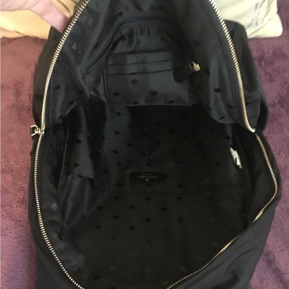 EUC Kate Spade Chelsea Large Black Nylon Backpack - Picture 15 of 15